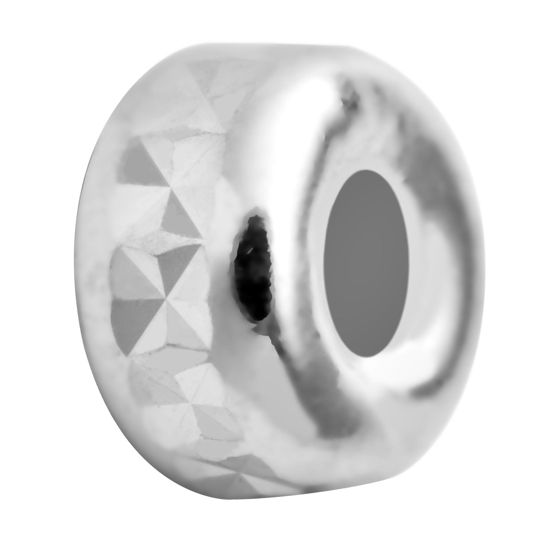 FACETED ROUNDEL 925