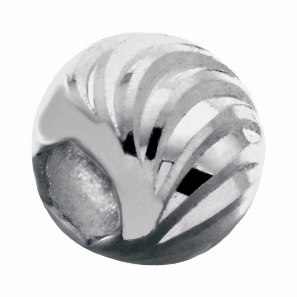 MOON CUT BEAD 925